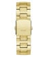 Guess Herren Multifunkion Armbanduhr EQUITY gold, grün 44 mm GW0703G2