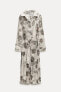 Фото #20 товара Платье-рубашка из 100% рами с принтом — zw collection ZARA