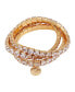 Gold-Tone or Silver-Tone Stretch Bracelet Trio Set