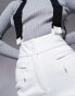 Фото #2 товара ASOS 4505 Ski soft shell water repellent kick flare ski trousers in white