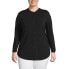 Фото #6 товара Plus Size Long Sleeve Jersey A-line Tunic