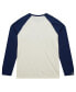 Фото #2 товара Men's Cream Washington Capitals Legendary Slub Vintage-Like Raglan Long Sleeve T-shirt