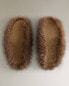 Фото #6 товара Faux fur mule slippers