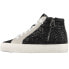 Фото #3 товара Vintage Havana Dormy Glitter High Top Lace Up Womens Black Sneakers Casual Shoe