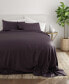 Фото #10 товара Expressed In Embossed by The Home Collection Striped 4 Piece Bed Sheet Set, Queen