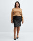 Women's Regular Pencil Skirt Черный, 8 - фото #6