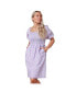 ფოტო #1 პროდუქტის Women's' Bubble Sleeve Smocked Bodice Dress