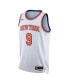 ფოტო #3 პროდუქტის Men's and Women's RJ Barrett White New York Knicks Swingman Jersey - Association Edition