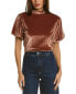 Фото #1 товара Project Social T Channing Velvet Top Women's Xs