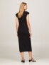 Фото #2 товара Slim Fit Ribbed Stretch Midi Dress