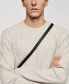 Фото #4 товара Men's Structured Cotton Sweater