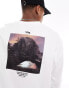 Фото #4 товара The North Face Camping retro back graphic sweatshirt in white Exclusive at ASOS