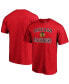Фото #1 товара Men's Red Chicago Blackhawks Team Victory Arch T-shirt