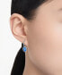 Constella Silver-Tone Crystal Drop Earrings