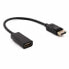 Фото #1 товара Адаптер для DisplayPort на HDMI Nilox NXADAP02 Чёрный