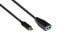 Фото #2 товара Good Connections 2811-OTG, 0.1 m, USB C, USB A, USB 3.2 Gen 1 (3.1 Gen 1), 5000 Mbit/s, Black