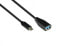 Good Connections 2811-OTG - 0.1 m - USB C - USB A - USB 3.2 Gen 1 (3.1 Gen 1) - 5000 Mbit/s - Black