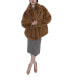 ფოტო #1 პროდუქტის Maternity Short Faux Fur Maia Coat