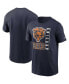 Фото #1 товара Men's Navy Chicago Bears Lockup Essential T-shirt