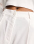 Фото #6 товара Monki co-ord wide leg trousers in white