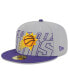 ფოტო #1 პროდუქტის Men's Gray, Purple Phoenix Suns 2023 NBA Draft Two-Tone 59FIFTY Fitted Hat