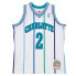 Фото #1 товара MITCHELL & NESS NBA WHITE JERSEY CHARLOTTE HORNETS 1992 LARRY JOHNSON