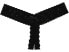 Фото #1 товара Трусы hanky panky женские 246130 кружевные с открытой паховой зоной Low Rise, размер OS