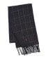 Men's Reversible Windowpane Scarf