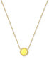 Фото #1 товара Stone 19" Adjustable Pendant Necklace