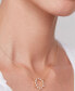 ფოტო #2 პროდუქტის Gold-Tone Crystal Wreath Pendant Necklace, 16" + 3" extender