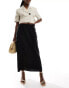 Nobody's Child Monie midaxi skirt in black