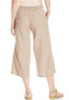 Фото #2 товара Democracy Womens Gauze Beige Gaucho Mid Rise Cotton Cropped Pants Size 10