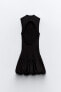 Фото #5 товара Платье в рубчик в тон с объемной юбкой ZARA