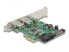 Фото #3 товара Delock 90096 - PCIe - USB 3.2 Gen 1 (3.1 Gen 1) - Low-profile - PCIe 2.0 - SATA 15-pin - Silver