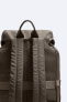 Фото #5 товара Нейлоновый рюкзак с пряжкой ZARA