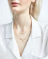 Фото #4 товара Sarah Chloe heartbeat Necklace in 14k Gold over Silver, 16" + 2" extender (also available in Sterling Silver)