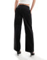 Фото #4 товара ASOS DESIGN mid rise straight leg trouser in black