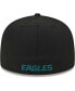 Головной убор мужской New Era Philadelphia Eagles Midnight Green 59FIFTY Game Day Зеленый, 7 1/4 - фото #2