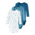 Фото #2 товара NAME IT Majolica Baby Long Sleeve Body 3 Units