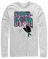 Фото #1 товара Marvel Men's Spider-Man Into the Spider-Verse Spider-gwen Swinging, Long Sleeve T-shirt