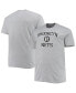 Men's Heathered Gray Brooklyn Nets Big and Tall Heart and Soul T-shirt