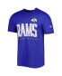 Фото #3 товара Men's Royal Los Angeles Rams Combine Authentic Training Huddle Up T-shirt