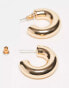 Фото #4 товара ASOS DESIGN pack of 3 hoop earrings with resin design in multi