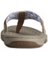 ფოტო #3 პროდუქტის Men's Baitfish Thong Leather Sandals