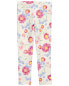 Toddler Sunflower Print Stretch Leggings 3T