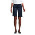 ფოტო #2 პროდუქტის Women's School Uniform Plain Front Blend Chino Shorts