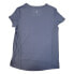 Tangerine Women's Short Sleeve Super Soft V-Neck Active Tee Top (Denim, S)