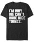 Фото #1 товара Men's Nice Things Short Sleeve Crew T-shirt