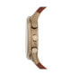 ფოტო #2 პროდუქტის Men's Fenmore Multifunction Brown Leather Watch 44mm