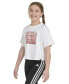 ფოტო #7 პროდუქტის Short Sleeve Waist Length Raglan Tee